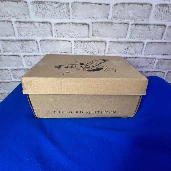 🦅|•FREEBIRD BY STEVEN•| BAY Patchwork Bootie Sandal Lace Up Back Size 9 - Picture 12 of 12